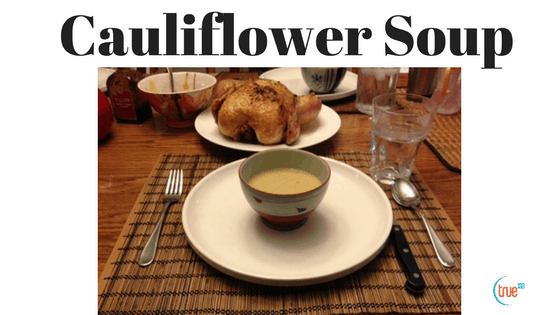 “Creamy” Cauliflower Soup