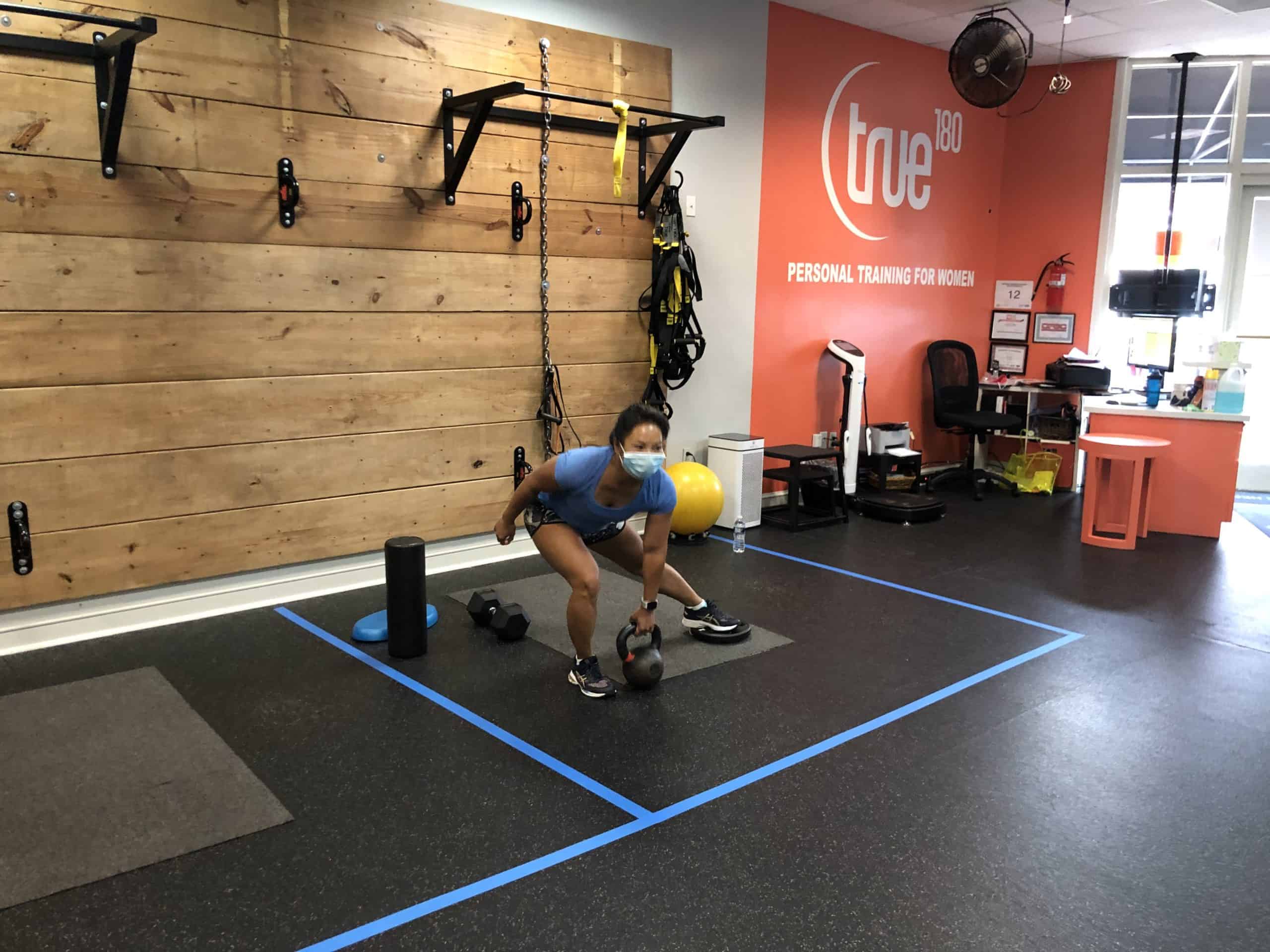 Leni’s Back to her Workouts @ True 180 Personal Training, Charlotte