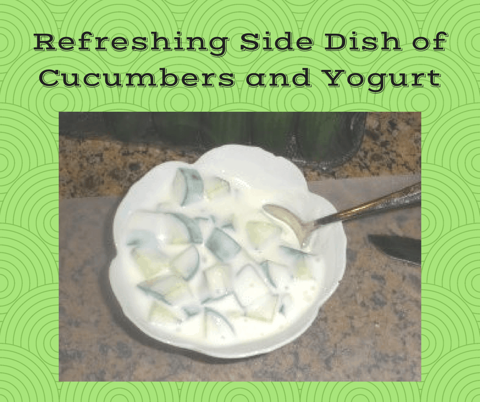 Refreshing Cucumbers and Yogurt Side
