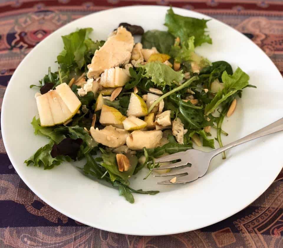 Charlotte Personal Trainer’s Feeling Light and Eating Right Chicken and Pear Salad