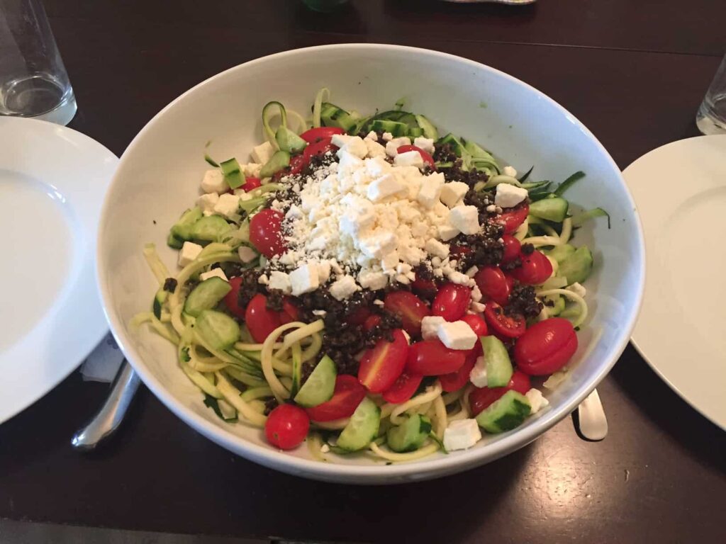 True180 Personal Training | Zucchini (Greek Salad): It’s What’s for Dinner!