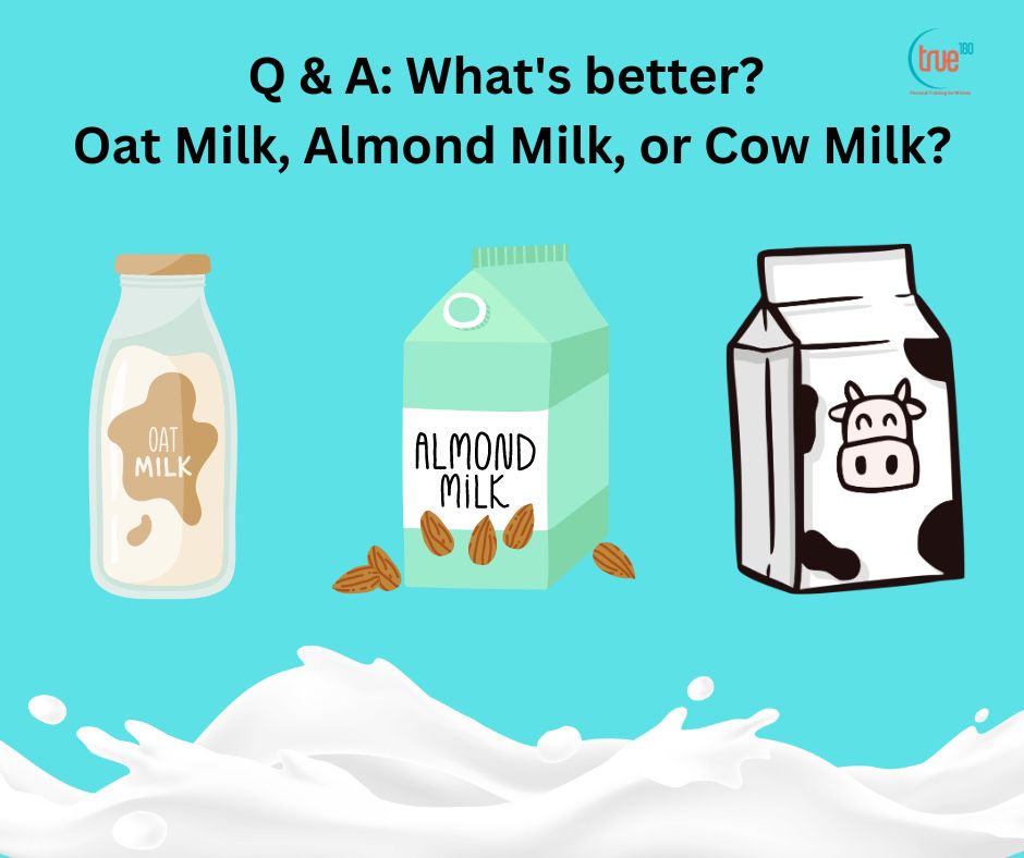 What’s better? Oat Milk, Almond Milk or Cow Milk?
